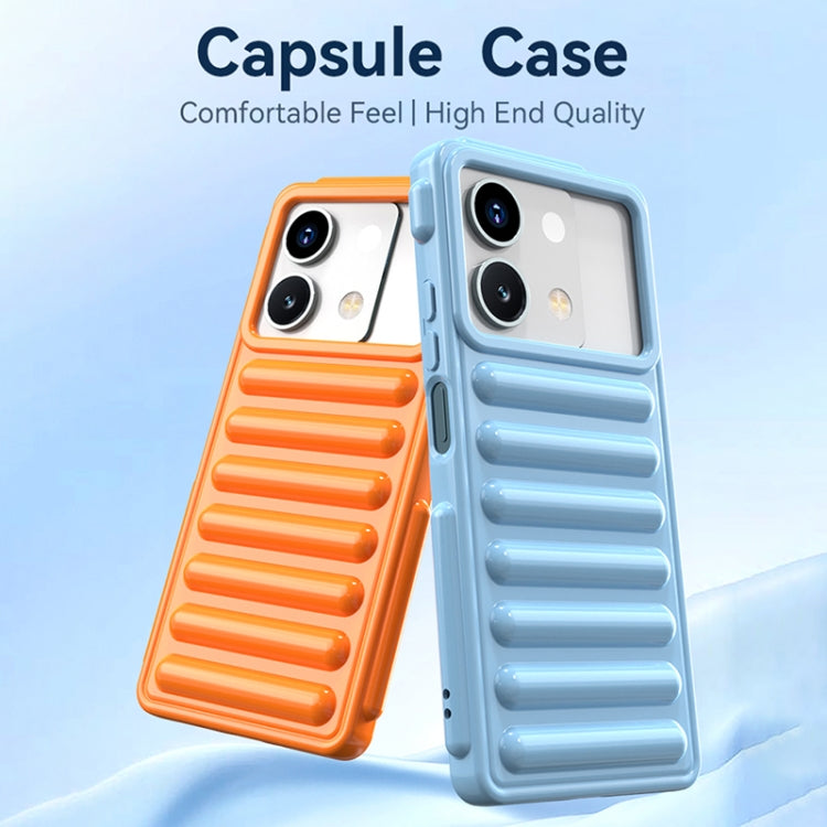 For Redmi K70 Capsule Series Candy Color TPU Phone Case(Black) - Xiaomi Cases by PMC Jewellery | Online Shopping South Africa | PMC Jewellery | Buy Now Pay Later Mobicred