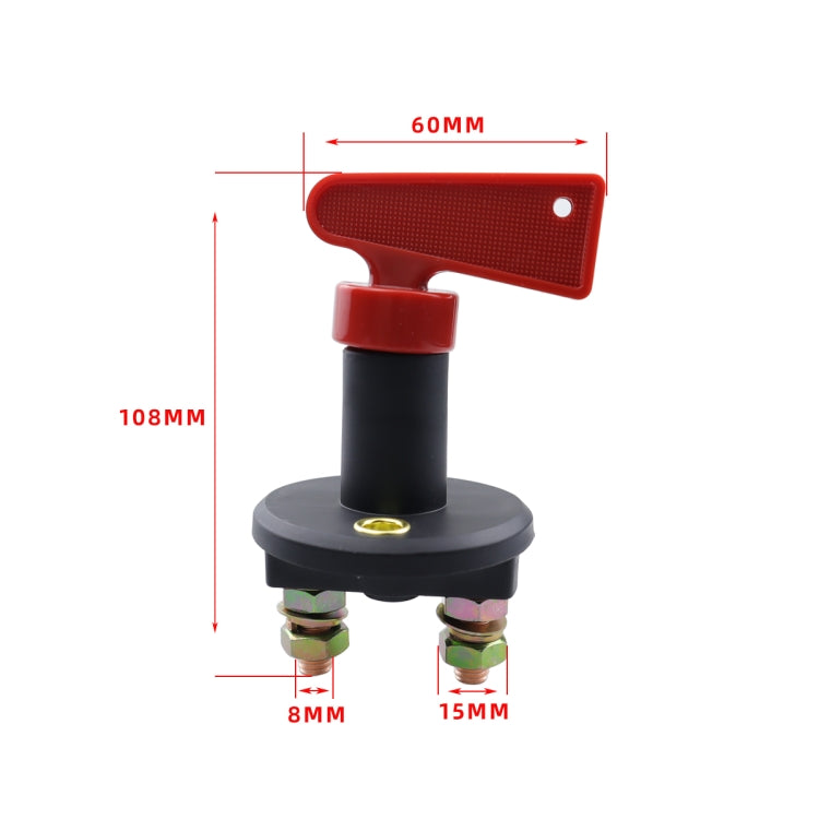 Car / Boat Battery Power Off Switch with 100A Terminal(Black Red) - Car Switches by PMC TechLife | Online Shopping South Africa | PMC TechLife | Buy Now Pay Later Mobicred