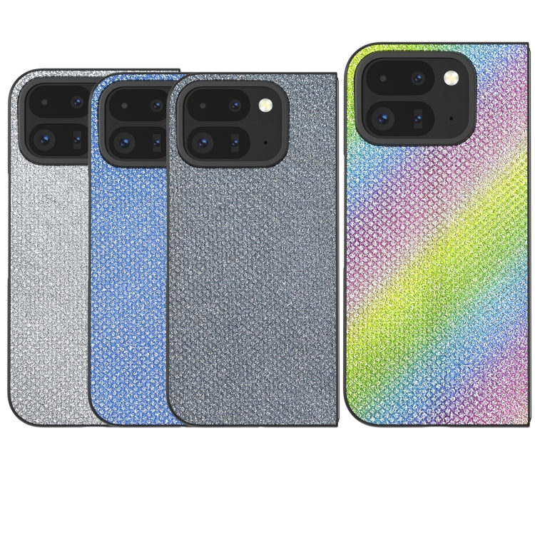 For Google Pixel 9 Pro Fold Diamond Frame Edge Full Coverage Phone Case(Rainbow Diamond) - Google Cases by PMC TechLife | Online Shopping South Africa | PMC TechLife | Buy Now Pay Later Mobicred