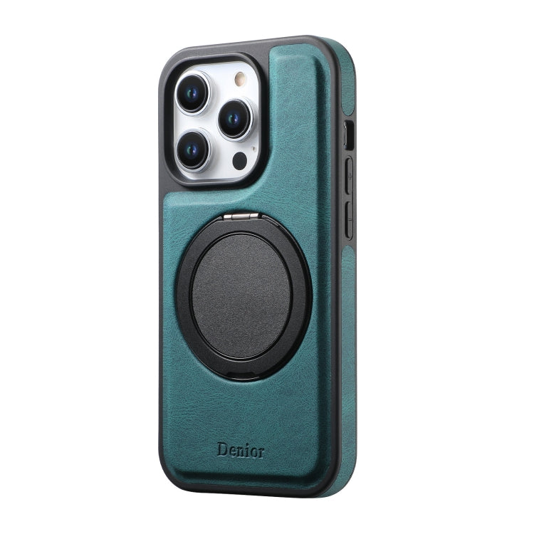 For iPhone 16 Pro Max Denior A14 Skin Feel Rotating Holder MagSafe Phone Case(Blue) - free shipping - PMC TechLife - Order now!