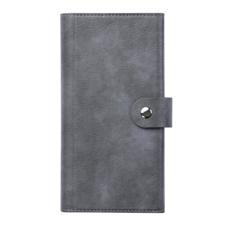 For iPhone 16 Plus ViLi GVS Series MagSafe Magnetic RFID Leather Phone Case(Grey) - iPhone 16 Plus Cases by ViLi | Online Shopping South Africa | PMC TechLife | Buy Now Pay Later Mobicred