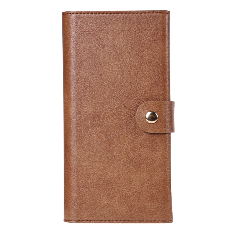 For iPhone 16 Plus ViLi GVS Series MagSafe Magnetic RFID Leather Phone Case(Brown) - iPhone 16 Plus Cases by ViLi | Online Shopping South Africa | PMC TechLife | Buy Now Pay Later Mobicred