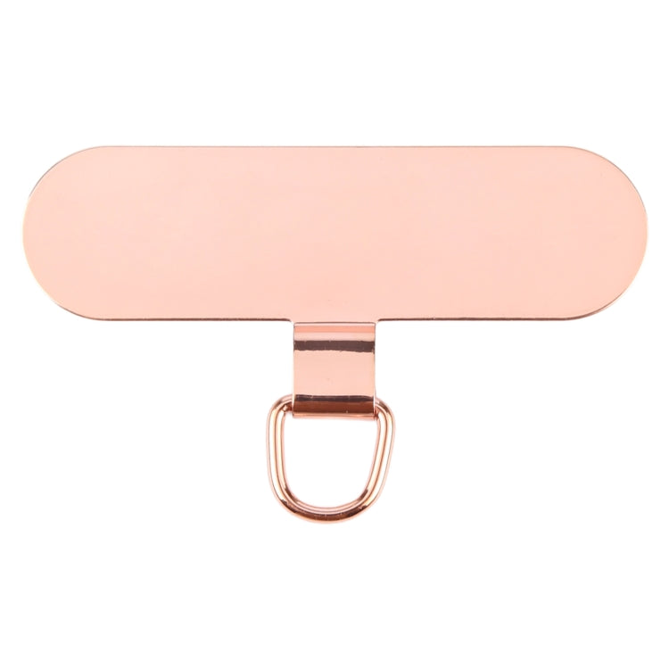 Oval Metal Mobile Phone Lanyard Fixing Gasket(Rose Gold) - free shipping - PMc TechLife - Order now!