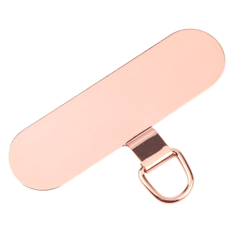 Oval Metal Mobile Phone Lanyard Fixing Gasket(Rose Gold) - free shipping - PMc TechLife - Order now!