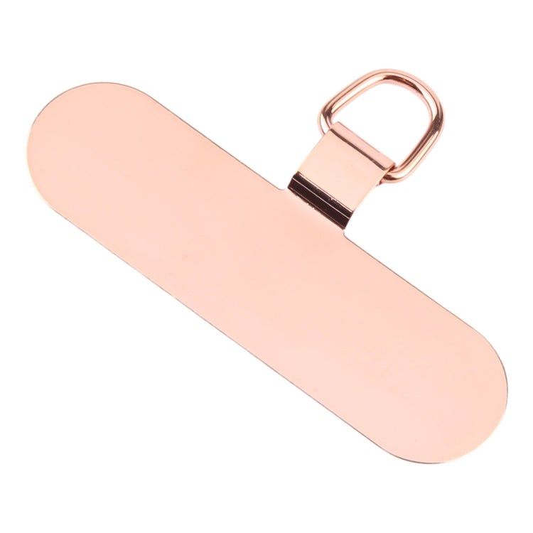 Oval Metal Mobile Phone Lanyard Fixing Gasket(Rose Gold) - free shipping - PMc TechLife - Order now!
