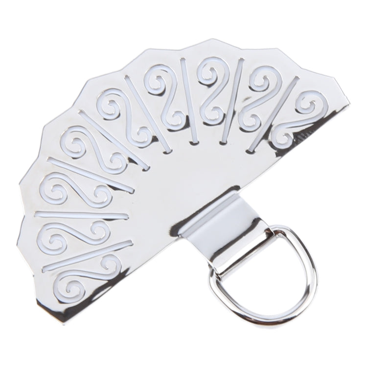 Fan-shaped Metal Mobile Phone Lanyard Fixing Gasket(Silver) - free shipping - PMc TechLife - Order now!