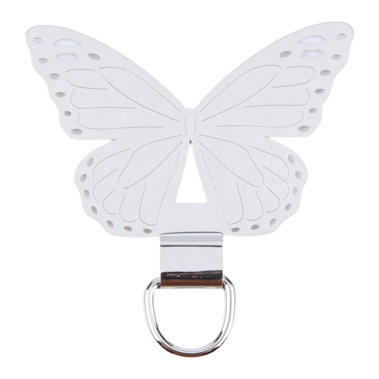 Butterfly Metal Mobile Phone Lanyard Fixing Gasket(Silver) - free shipping - PMc TechLife - Order now!