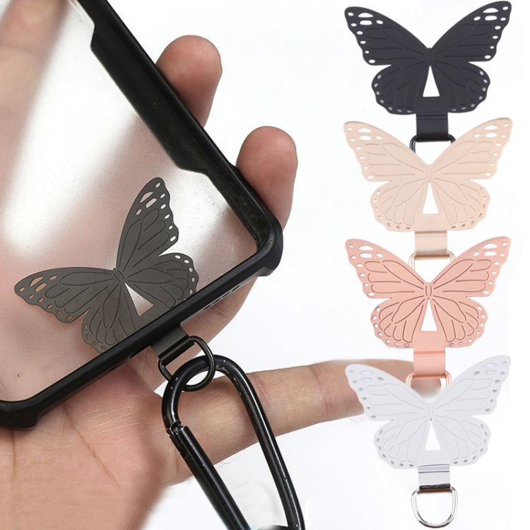 Butterfly Metal Mobile Phone Lanyard Fixing Gasket(Gold) - free shipping - PMc TechLife - Order now!