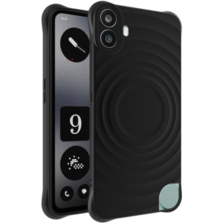 For Nothing CMF Phone 1 IMAK UC-6 Series Manbo Frosting Soft Phone Case(Black) - Nothing Cases by imak | Online Shopping South Africa | PMC Jewellery | Buy Now Pay Later Mobicred