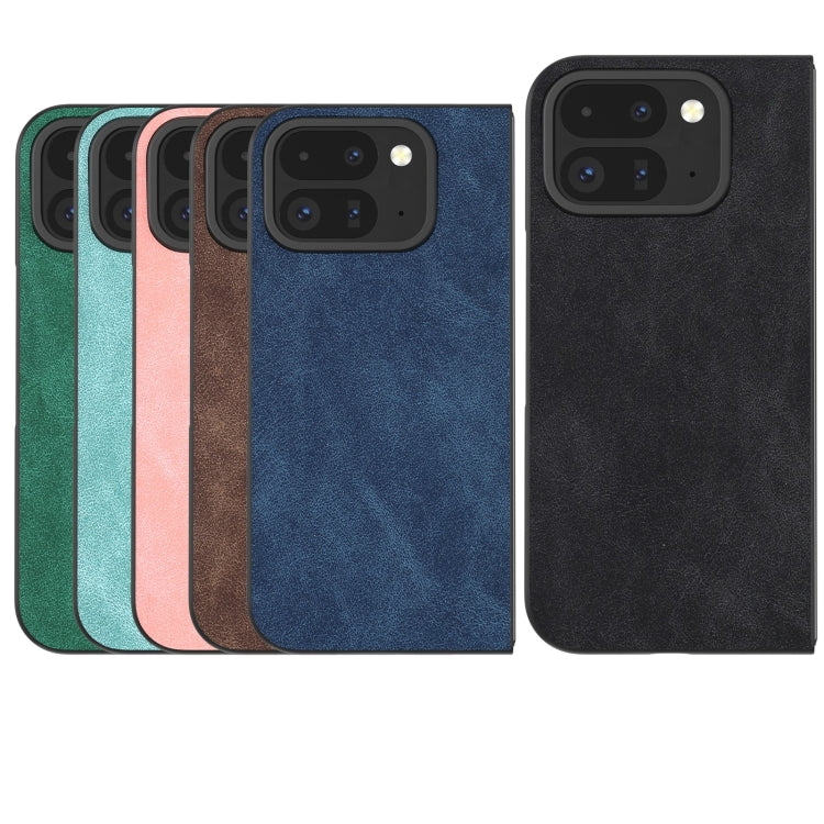 For Google Pixel 9 Pro Fold Black Frame PU Leather Full Coverage Phone Case(Green) - free shipping - PMC TechLife - Order now!