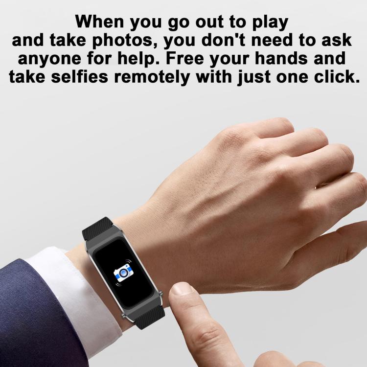 B7 Pro 1.5 inch 2 in 1 Bluetooth Earphone Silicone Strap Smart Watch, Support Heart Rate / Sleep Monitoring(Black) - free shipping - PMC TechLife - Order now!
