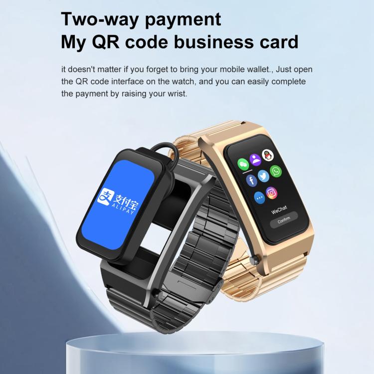 B7 Pro 1.5 inch 2 in 1 Bluetooth Earphone Silicone Strap Smart Watch, Support Heart Rate / Sleep Monitoring(Black) - free shipping - PMC TechLife - Order now!
