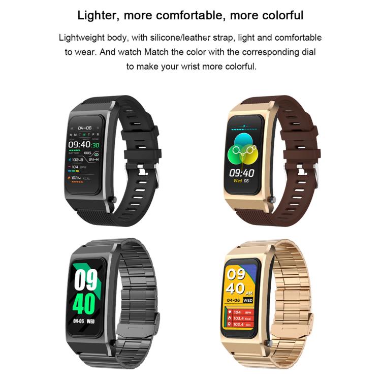 B7 Pro 1.5 inch 2 in 1 Bluetooth Earphone Silicone Strap Smart Watch, Support Heart Rate / Sleep Monitoring(Black) - free shipping - PMC TechLife - Order now!