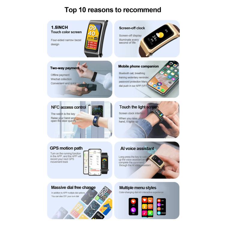 B7 Pro 1.5 inch 2 in 1 Bluetooth Earphone Silicone Strap Smart Watch, Support Heart Rate / Sleep Monitoring(Black) - free shipping - PMC TechLife - Order now!