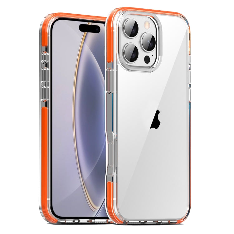 For iPhone 16 Pro Max TPE Airbag TPU+ PC Full Coverage Phone Case(Orange) - iPhone 16 Pro Max Cases by PMC TechLife | Online Shopping South Africa | PMC TechLife | Buy Now Pay Later Mobicred