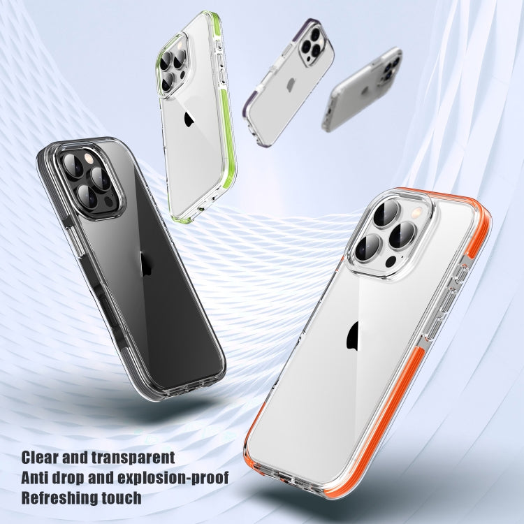 For iPhone 16 TPE Airbag TPU+ PC Full Coverage Phone Case(Transparent) - iPhone 16 Cases by PMC TechLife | Online Shopping South Africa | PMC TechLife | Buy Now Pay Later Mobicred