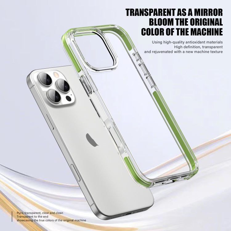 For iPhone 16 TPE Airbag TPU+ PC Full Coverage Phone Case(Transparent) - iPhone 16 Cases by PMC TechLife | Online Shopping South Africa | PMC TechLife | Buy Now Pay Later Mobicred