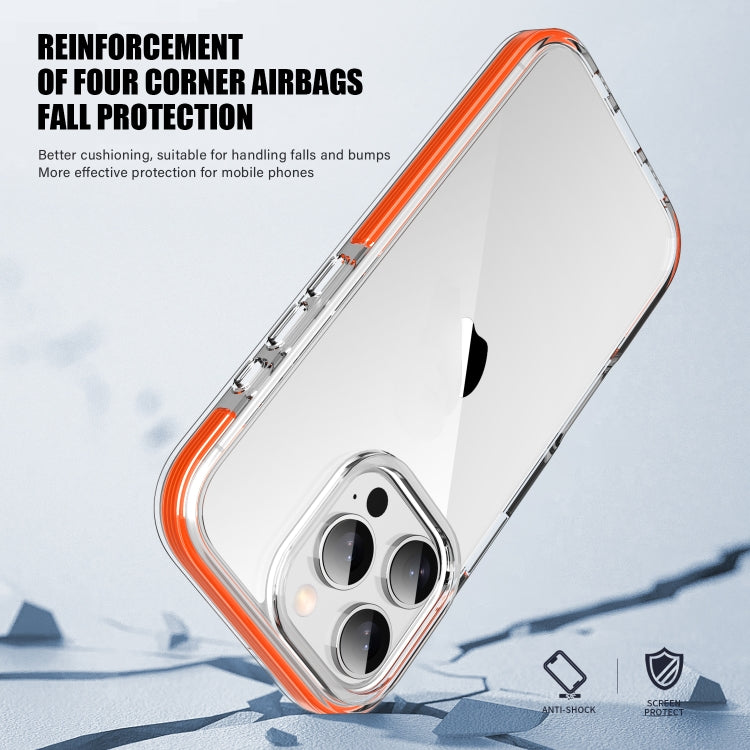 For iPhone 16 Pro Max TPE Airbag TPU+ PC Full Coverage Phone Case(Orange) - iPhone 16 Pro Max Cases by PMC TechLife | Online Shopping South Africa | PMC TechLife | Buy Now Pay Later Mobicred