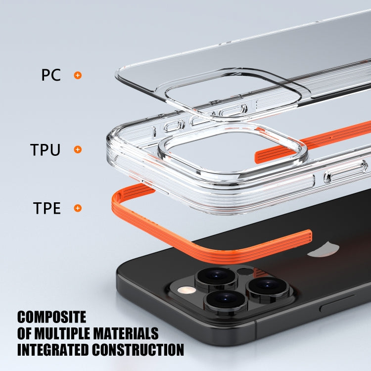 For iPhone 16 TPE Airbag TPU+ PC Full Coverage Phone Case(Transparent) - iPhone 16 Cases by PMC TechLife | Online Shopping South Africa | PMC TechLife | Buy Now Pay Later Mobicred