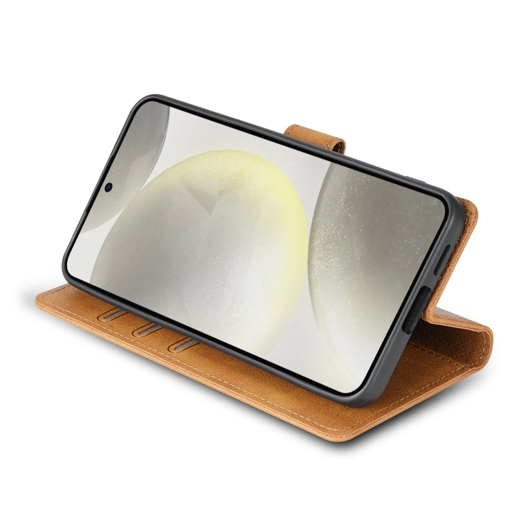 For OPPO Reno11 F 5G N.BEKUS CSJ-P1 Solid Color Leather Phone Case(Brown) - OPPO Cases by N.BEKUS | Online Shopping South Africa | PMC Jewellery | Buy Now Pay Later Mobicred