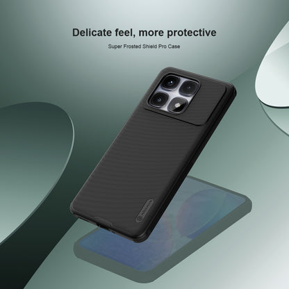 For Redmi K70 Ultra NILLKIN Frosted Shield Pro PC + TPU Phone Case(Black) - Xiaomi Cases by NILLKIN | Online Shopping South Africa | PMC Jewellery | Buy Now Pay Later Mobicred