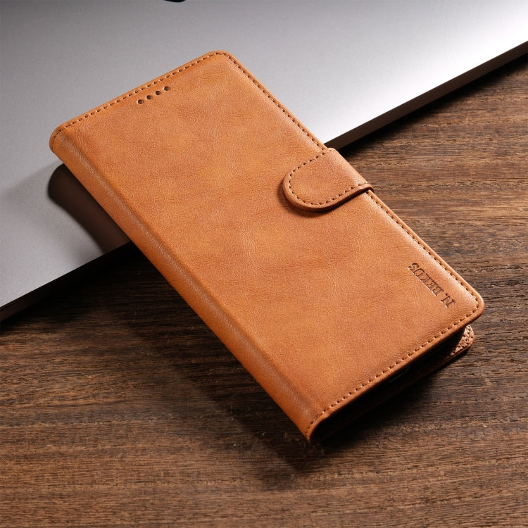 For Xiaomi 14 N.BEKUS CSJ-P1 Solid Color Leather Phone Case(Brown) - free shipping - PMC Jewellery - Order now!