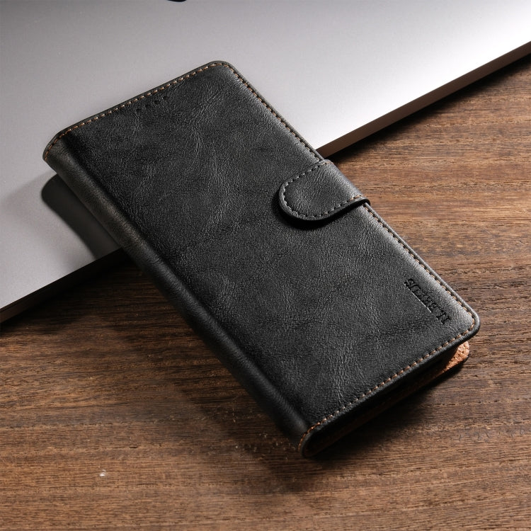 For Xiaomi 14 N.BEKUS CSJ-P1 Solid Color Leather Phone Case(Black) - 14 Cases by N.BEKUS | Online Shopping South Africa | PMC Jewellery | Buy Now Pay Later Mobicred