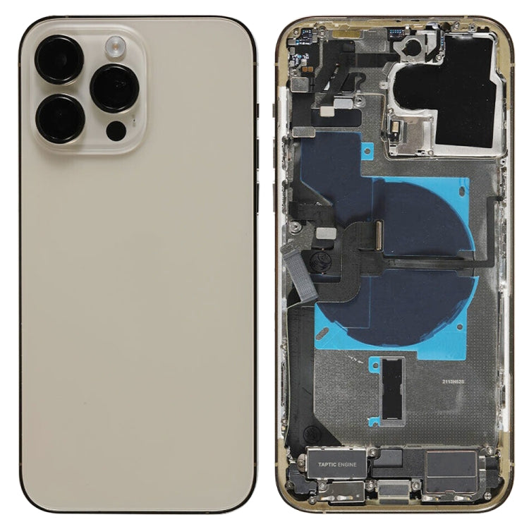 For iPhone 14 Pro Max Battery Back Cover Assembly, Version:CE EU Version(Gold) - free shipping - PMC Jewellery - Order now!