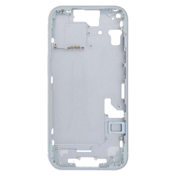 For iPhone 15 Middle Frame Bezel Plate with Side Keys + Card Tray, Version:China Version(Blue) - LCD Related Parts by PMC Jewellery | Online Shopping South Africa | PMC Jewellery | Buy Now Pay Later Mobicred