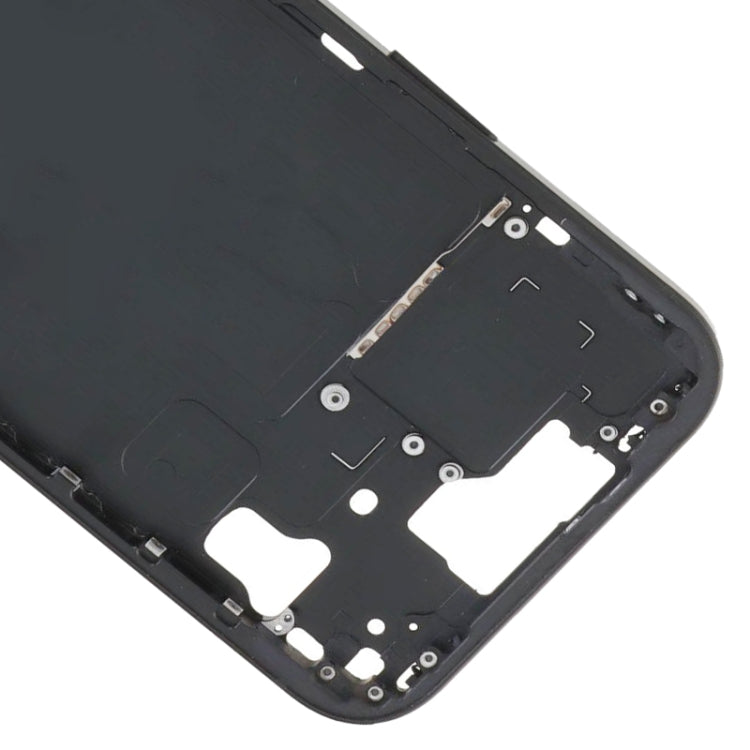 For iPhone 15 Middle Frame Bezel Plate with Side Keys + Card Tray, Version:CE EU Version(Black) - LCD Related Parts by PMC Jewellery | Online Shopping South Africa | PMC Jewellery | Buy Now Pay Later Mobicred