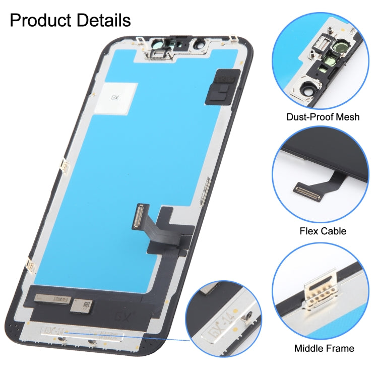 For iPhone 14 Hard GX OLED LCD Screen with Digitizer Full Assembly - LCD Related Parts by PMC Jewellery | Online Shopping South Africa | PMC Jewellery | Buy Now Pay Later Mobicred