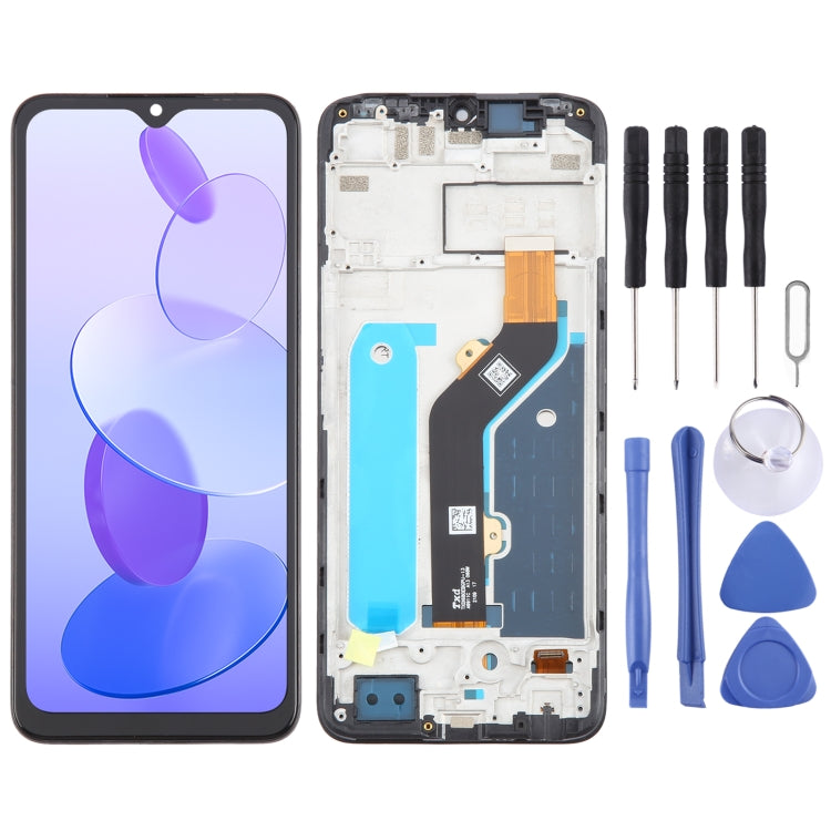 For Infinix Smart 6 Plus LCD Screen Digitizer Full Assembly With Frame - LCD Screen by PMC Jewellery | Online Shopping South Africa | PMC Jewellery | Buy Now Pay Later Mobicred