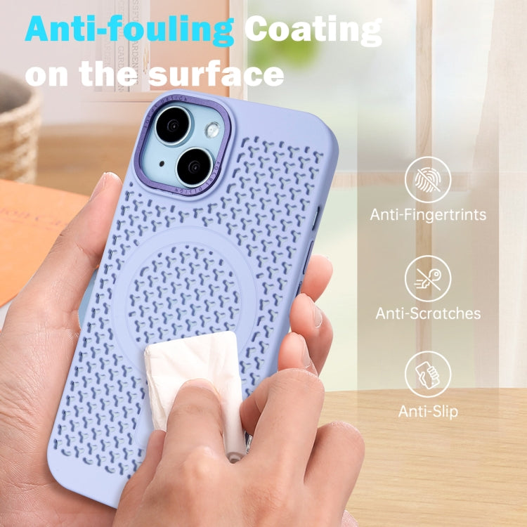 For iPhone 16 Pro Max Ice Feeling Cooling MagSafe Magnetic Phone Case(Dark Green) - iPhone 16 Pro Max Cases by PMC TechLife | Online Shopping South Africa | PMC TechLife | Buy Now Pay Later Mobicred