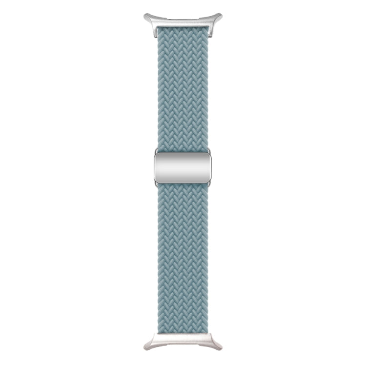 For Samsung Galaxy Watch Ultra 47mm Nylon Loop Magnetic Buckle Watch Band(Rock Blue) - Watch Bands by PMC Jewellery | Online Shopping South Africa | PMC Jewellery | Buy Now Pay Later Mobicred