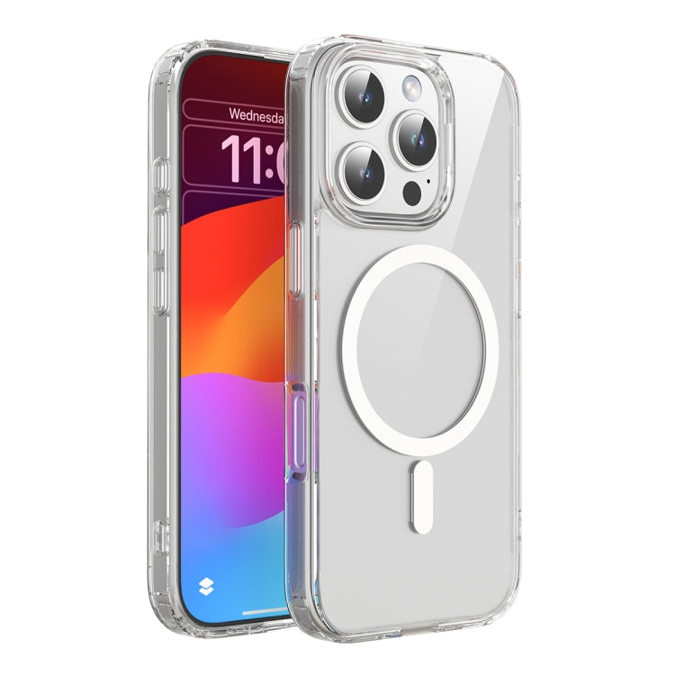 For iPhone 16 Pro Mutural Ice Series MagSafe Magnetic TPU Phone Case(Transparent) - free shipping - PMC TechLife - Order now!