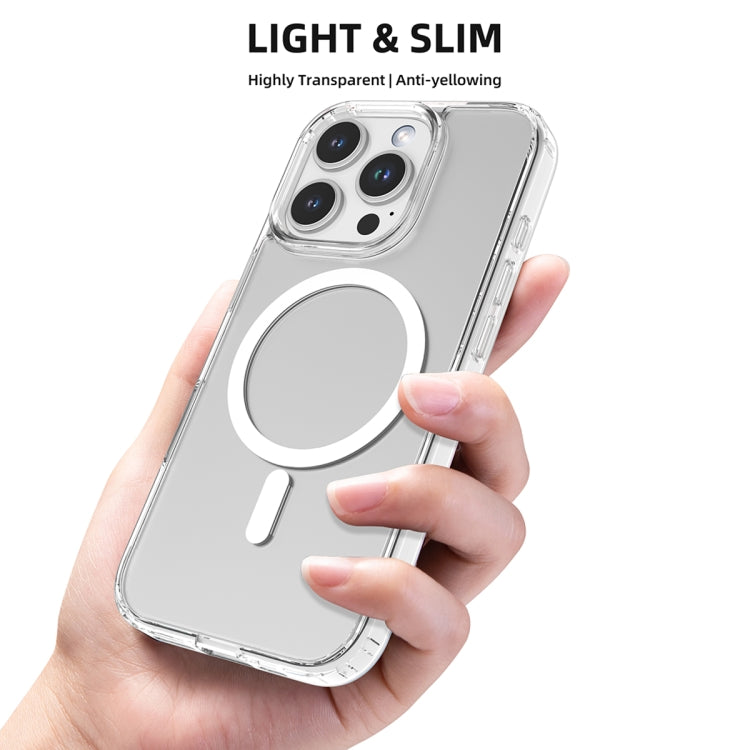 For iPhone 16 Plus Mutural Ice Series MagSafe Magnetic TPU Phone Case(Transparent) - free shipping - PMC TechLife - Order now!