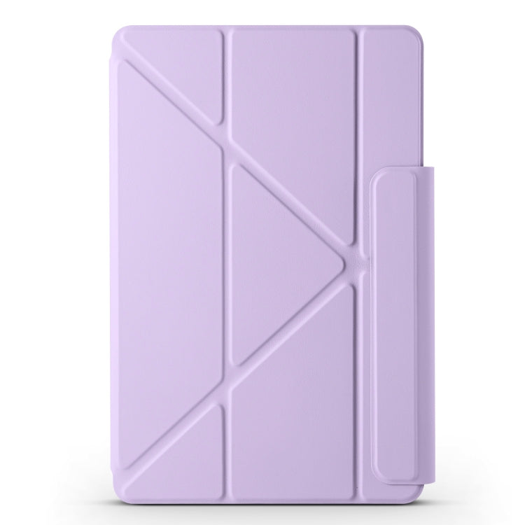 For Honor MagicPad 2 12.3 Fixed Buckle Magnetic Deformation Leather Tablet Case(Taro Purple) - Honor by PMC TechLife | Online Shopping South Africa | PMC TechLife | Buy Now Pay Later Mobicred