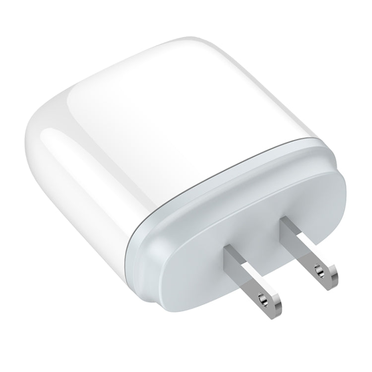 LDNIO Q229 QC3.0 / PD20W USB + Type-C Fast Charger with 1m USB to Type-C Cable, Plug Type:US Plug(White) - USB Charger by LDNIO | Online Shopping South Africa | PMC TechLife | Buy Now Pay Later Mobicred