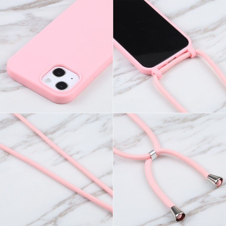 For iPhone 16 Pro Candy Colors TPU Protective Phone Case with Lanyard (Pink) - iPhone 16 Pro Cases by PMC Jewellery | Online Shopping South Africa | PMC Jewellery | Buy Now Pay Later Mobicred