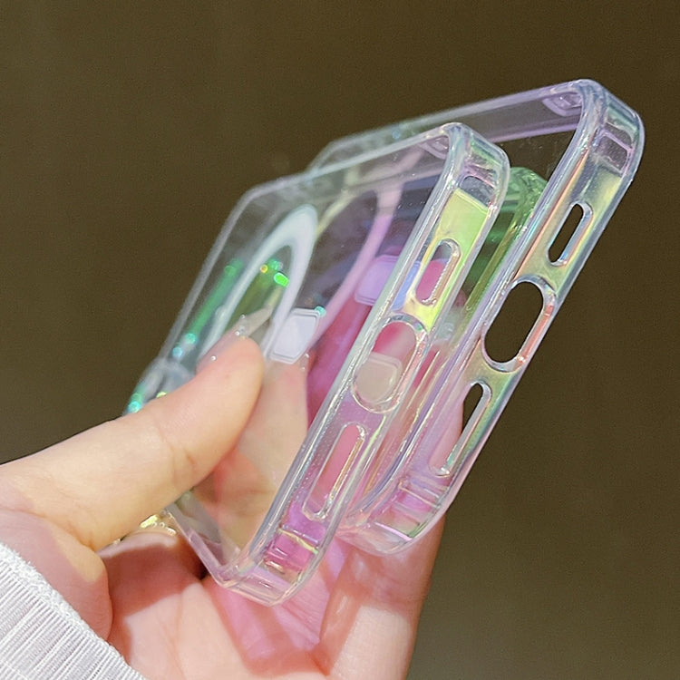 For iPhone 16 Pro Gradient Color MagSafe Airbag Full Coverage Phone Case(Rainbow) - free shipping - PMC TechLife - Order now!