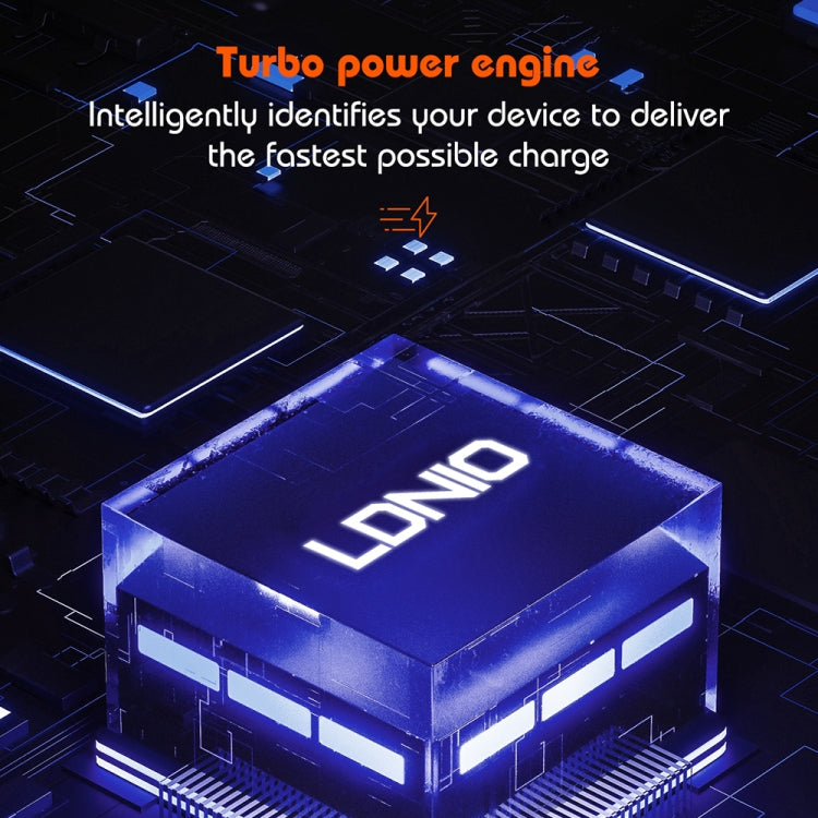 LDNIO Q366 65W USB + Dual Type-C Port Charger with 1m USB-C / Type-C to USB-C / Type-C Data Cable, Plug Type:UK Plug(Black) - free shipping - PMC Jewellery - Order now!