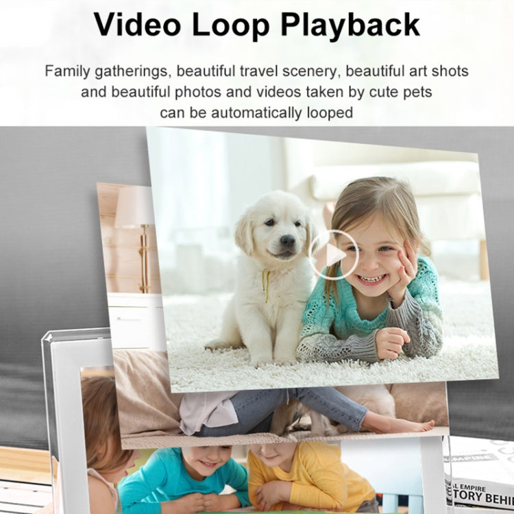 15.6 inch IPS Screen Digital Cloud Photo Frame Wall Mounted LED Advertising Machine, Plug Type:US Plug(Black) - 15 inch Above by PMC TechLife | Online Shopping South Africa | PMC TechLife | Buy Now Pay Later Mobicred