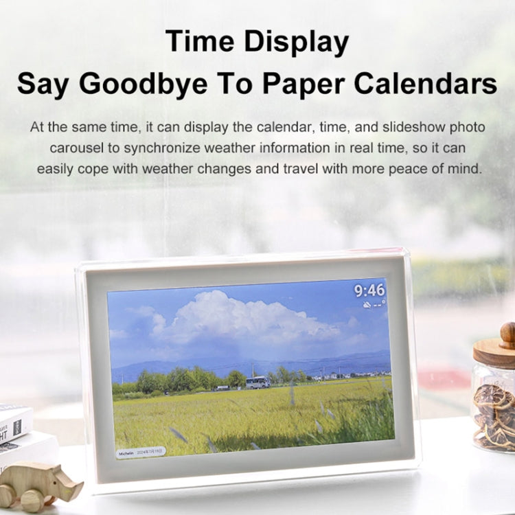 15.6 inch IPS Screen Digital Cloud Photo Frame Wall Mounted LED Advertising Machine, Plug Type:UK Plug(White) - 15 inch Above by PMC TechLife | Online Shopping South Africa | PMC TechLife | Buy Now Pay Later Mobicred