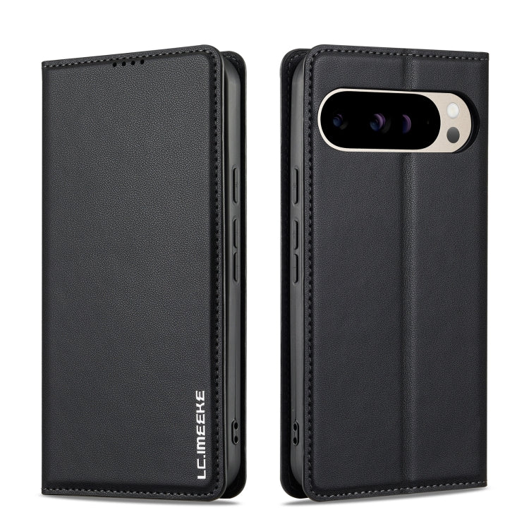 For Google Pixel 9 Pro / 9 LC.IMEEKE L1 Series Frosted Fine Texture PU Phone Case(Black) - free shipping - PMC Jewellery - Order now!