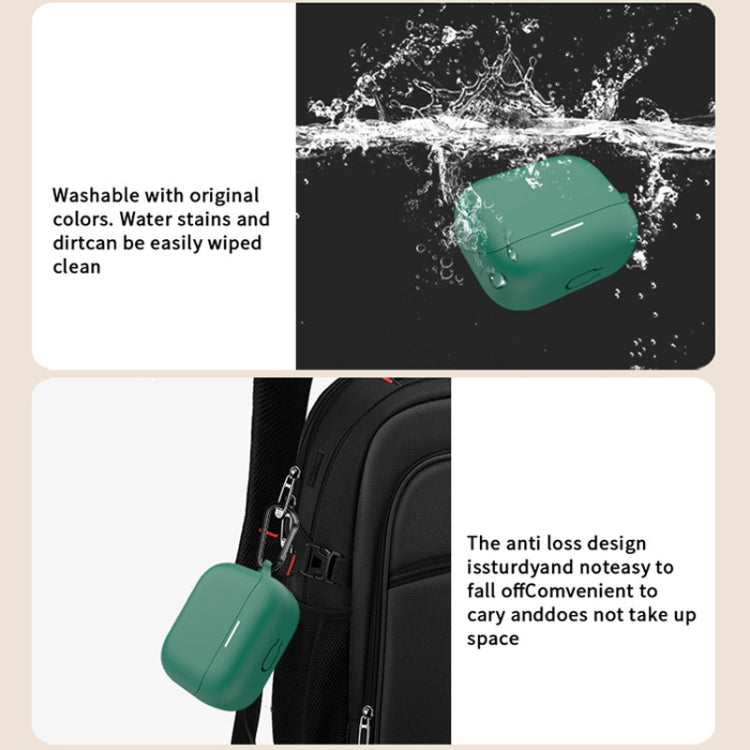 For Anker SoundCore K20i Bluetooth Earphone Silicone Protective Case(Green) - Other Earphone Case by PMC Jewellery | Online Shopping South Africa | PMC Jewellery | Buy Now Pay Later Mobicred