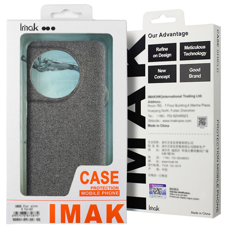 For Google Pixel 9 / 9 Pro imak Ruiyi Series Cloth Texture PU + PC Phone Case(Black) - free shipping - PMC Jewellery - Order now!