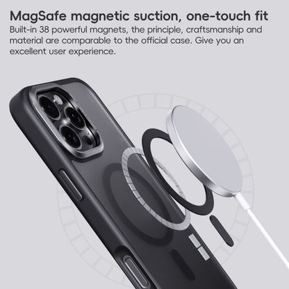 For iPhone 16 Pro Frosted MagSafe Magnetic Phone Case(Black) - iPhone 16 Pro Cases by PMC Jewellery | Online Shopping South Africa | PMC Jewellery | Buy Now Pay Later Mobicred