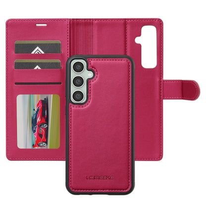 For Samsung Galaxy A15 4G / A15 5G LC.IMEEKE L2 Series Detachable Magsafe PU Phone Case with Lanyard(Red) - Galaxy Phone Cases by LC.IMEEKE | Online Shopping South Africa | PMC Jewellery | Buy Now Pay Later Mobicred