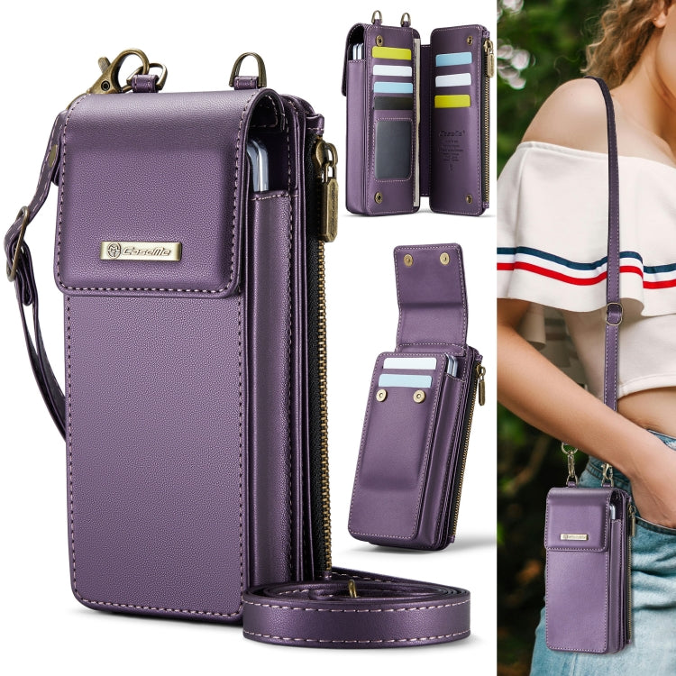 For Samsung Z Fold Series CaseMe Me50 Mini Lanyard Universal Bag(Purple) - free shipping - PMC Jewellery - Order now!