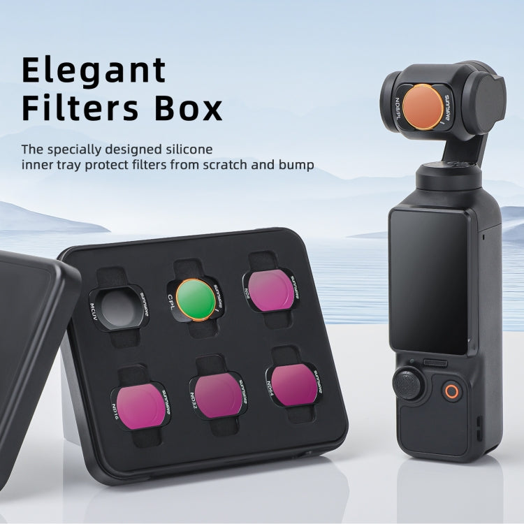 For DJI Osmo Pocket 3 Sunnylife Camera Lens Magnetic Metal Filter, No Impact On Gimbal Reset, Filter:CPL - free shipping - PMC TechLife - Order now!